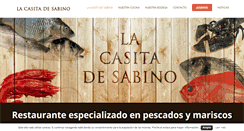 Desktop Screenshot of lacasitadesabino.com