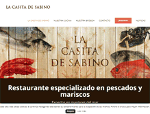 Tablet Screenshot of lacasitadesabino.com